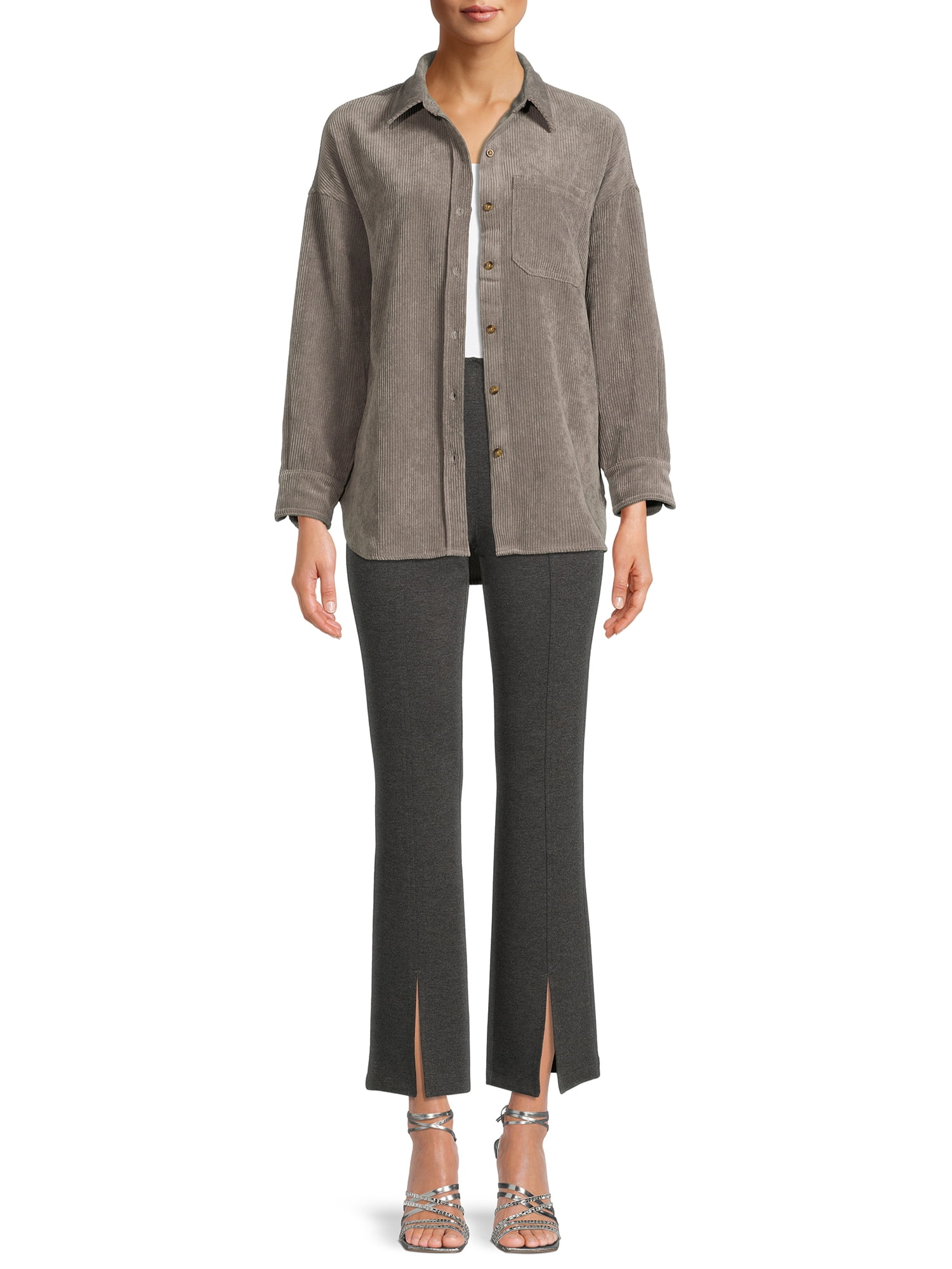 Nine.Eight Women’s Corduroy Shacket