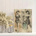 thumbnail image 2 of Vintage Fashion Beach Art Print, Retro Women Coastal Art for Living Room Bedroom Hotel Cafe Office, 2 of 8