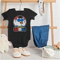 thumbnail image 3 of Tootsie Mr Owl USA American Patriot Romper Boys or Girls Infant Baby Brisco Brands NB, 3 of 6