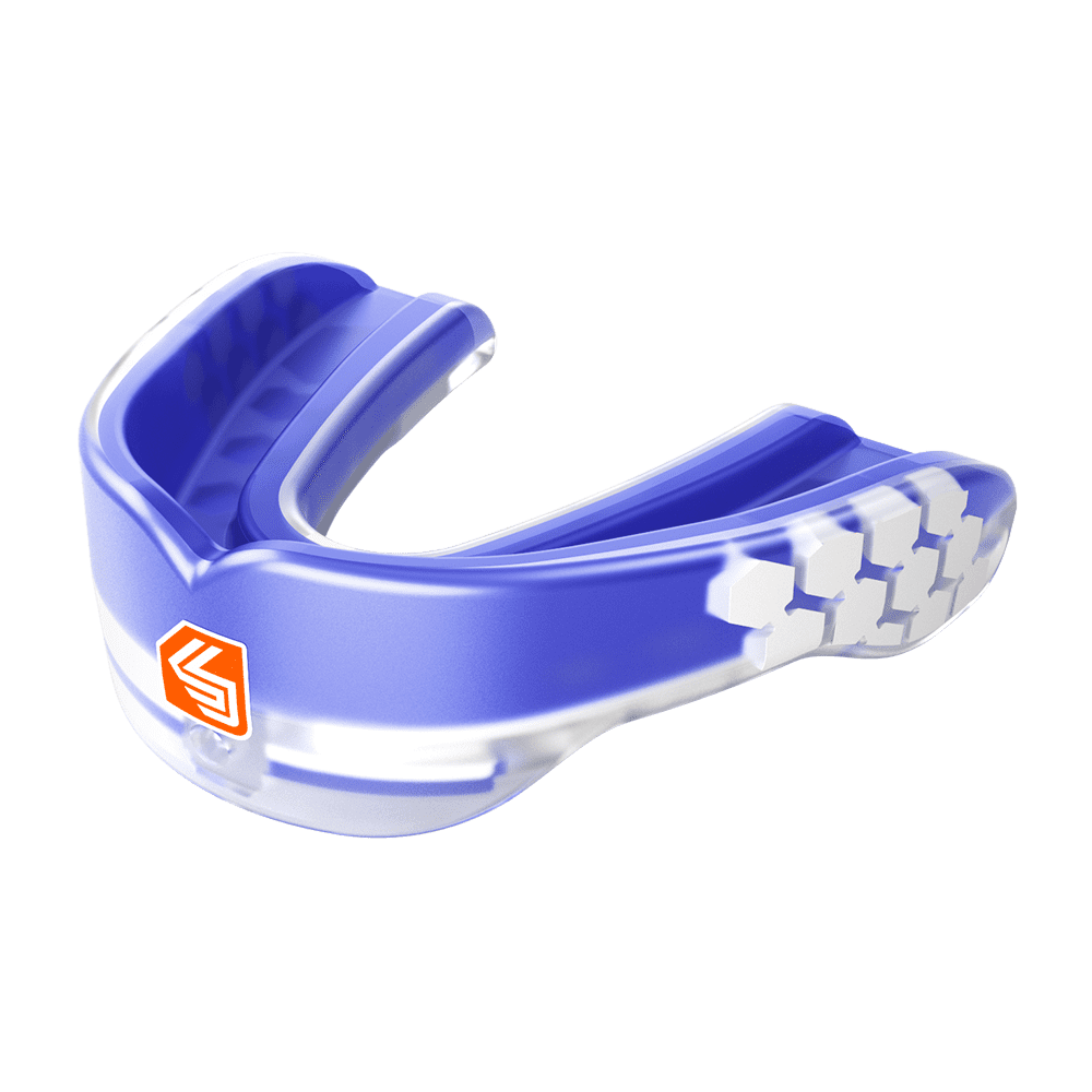 Shock Doctor Youth Low Profile Flavor Fusion Lip Guard BLUE YTH SM 