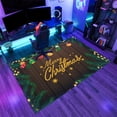 thumbnail image 3 of Merry Christmas Rug 3x4ft Small Area Rugs Christmas Wood Grain Rugs Ultra Soft Washable Carpet with Non Slip Backing for Living Room Bedroom Gameroom Study Office Home Decor Mat, 3 of 7