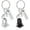 Customize, variant on Rose Flower Urn Keychain Cremation Jewelry for Ashes Urn Stainless Steel Memorial Pendant Gift Funeral Keepsake