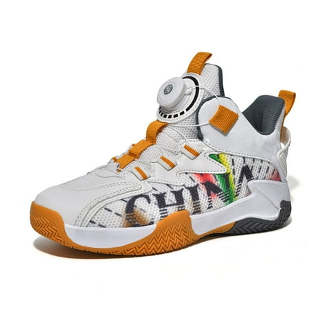 

Eashi Boys girls Casual Shoes Light Ventilation Landscape Painting Durable Lace up non-slip Rubber sole Child youth Big Kids cozy Lined outdoors sports shoes Breathable