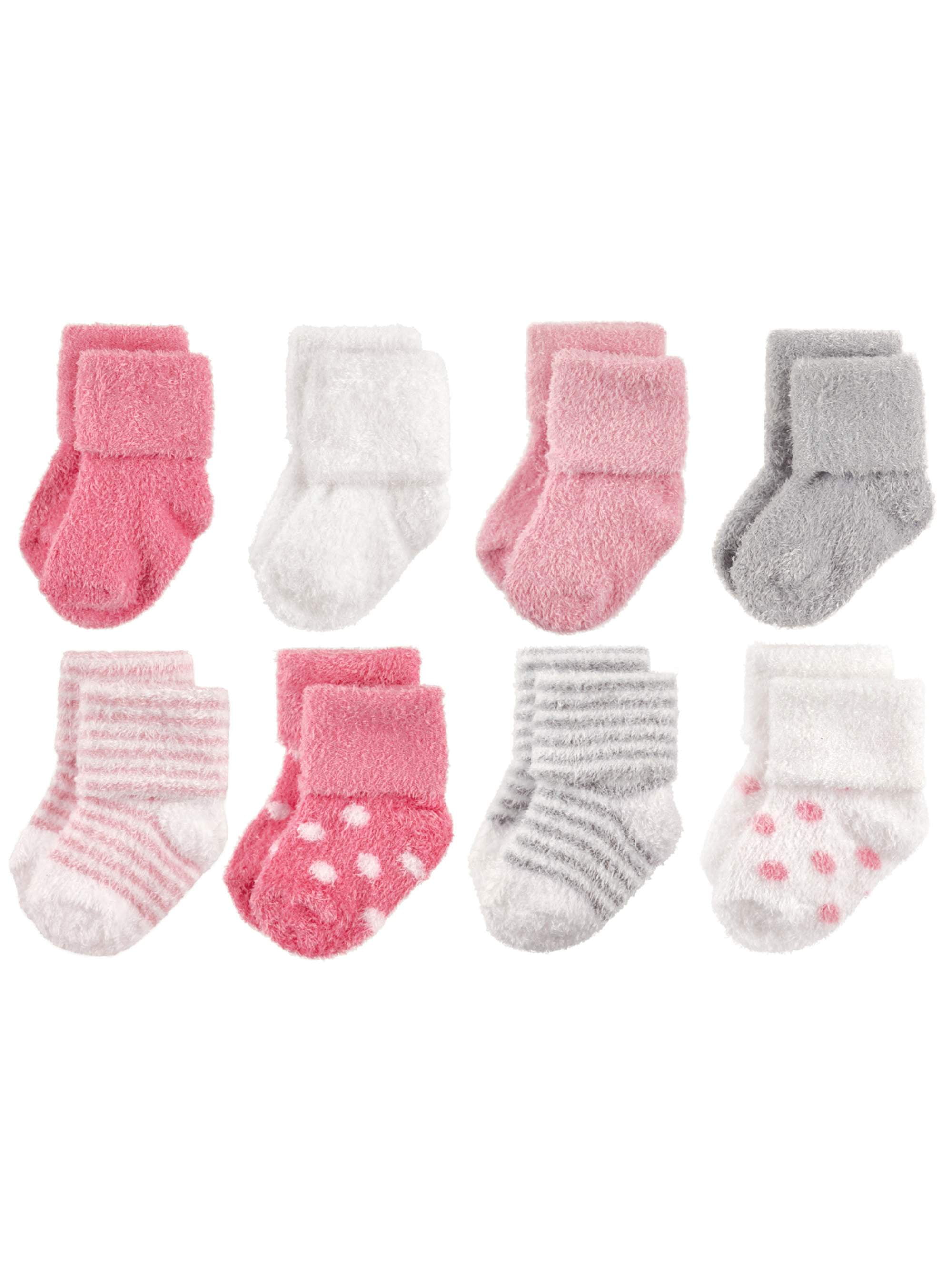 baby girl fuzzy socks