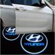 thumbnail image 1 of paquete de 2 luz universal de la puerta del coche proyector accesorios del coche logotipo led luces de tierra vehículo paso de bienvenida luz 3d hd logo proyector de luz, 1 of 4