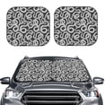 thumbnail image 2 of Yiaed Snake Print Car Front Windshield Sun Shade,Foldable Anti-UV Car Sunshade for Front Window for Most Vehicles-Medium, 2 of 5