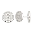 thumbnail image 1 of Sterling Silver Polished Dollar Sign Cuff Links, 1 of 2