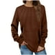 thumbnail image 3 of Chaqueta con cremallera,Top plisado de terciopelo para mujer, jersey informal de manga larga y cuello redondo, tejido de imitación de tela, para uso doméstico y diario, sopatenor, 3 of 8