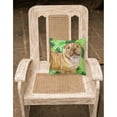 thumbnail image 2 of Carolines Treasures BB9893PW1818 Shar Pei Puppy St Patricks Fabric Decorative Pillow  18H x18W multicolor, 2 of 2
