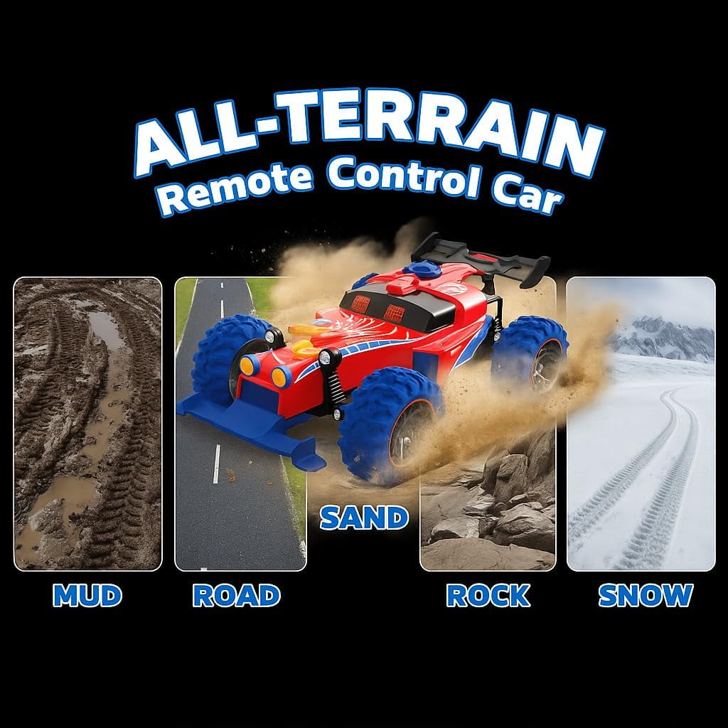 Gmdisc Remote Control Car, 1:18 High Speed RC Cars, 20+ km/h Toy for Boys & Girls Christmas Birthday Gifts for Kids
