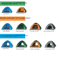 thumbnail image 2 of Outdoor Tent Camping Tent Supplies Anti-mosquito Park Camping Tent Beach Rainproof-blackish green, 2 of 2