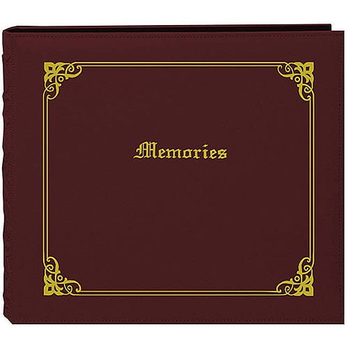Pioneer TM-12 Large 12x12 3-Ring Binder Burgundy Italian (Memories)
