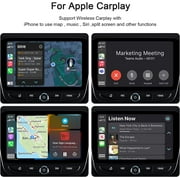 Carplay Wireless Adapter, CarPlay Dongle for Factory Wired CarPlay Cars, 2023 Upgrade Plug & Play Wired Convert Wireless CarPlay, Fast and Easy Use Fit for Cars from 2015 & iPhone iOS 10+
