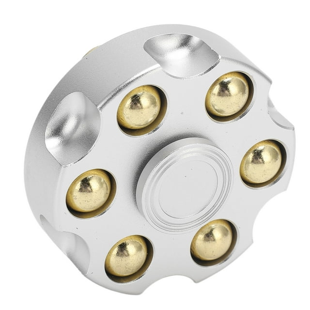 Finger Gyroscope Toy, Rotating Fingertip Gyroscope For Bus For Adults Black,Silver