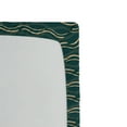 thumbnail image 3 of Ambesonne Abstract Fitted Sheet, Swirly Wave Boho Modern, King Size, Teal and Pale Brown, 3 of 5