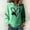 Green C, variant on BRGZLK Women's St.Patrick's Day Hooded Sweatshirts Green Polyester Blend Long Sleeve Shamrock Irish Print Loose Comfy Tops Hoodie with Pocket Green E S