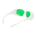 thumbnail image 4 of Gafas de seguridad láser lentes verdes gafas protectoras láser resistentes al desgaste longitud de onda de 650 nm aptas para gafas de miopía para protección ocular, 4 of 8