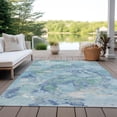 thumbnail image 6 of Addison Rugs Chantille Indoor/Outdoor Transitional Modern Seafoam Washable Rectangle Rug, 10' x 14', 6 of 6