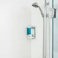 thumbnail image 3 of Better Living Products 76244-1 EURO Series DUO 2 Chamber Wall Mount Soap and Shower Dispenser Chrome, 3 of 6