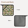 thumbnail image 2 of Sikiie Construction Machinery1 Pot Holders Kitchen Insulation Mats Heat Resistant Pot-Holder Oven Anti-Scald Pads for Cooking Baking, 7.1*7.1inch, 2 of 8