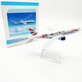 thumbnail image 5 of Aviation Aircraft Model Toys 1/400 Scale 15cm Aircraft British 777 B777 Plum Alloy Plane Model for Aviation Collectors, 5 of 8