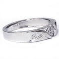 thumbnail image 3 of Pompeii Mens Diamond Cross Ring 14K White Gold (H/I,I1-I2), 3 of 8