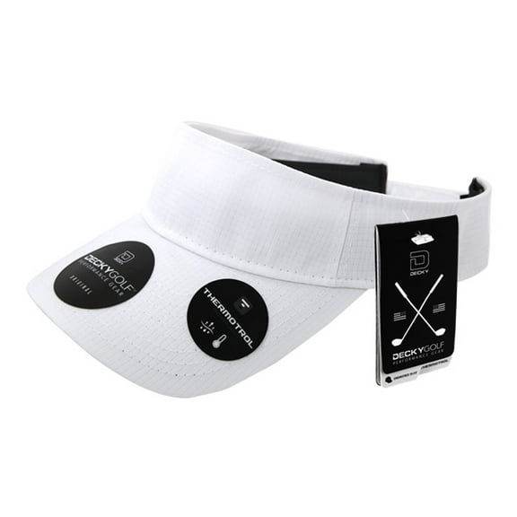 Decky 7104 Grid H2O Sun Visors Hat-White