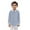 E86 Blue, variant on Curuila Children Boys Shirts Long Sleeve Striped Print Lapel Button Down Shirts For Boys Everyday Wear Comfort Tops Blue Size 3-4 Years