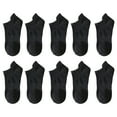 thumbnail image 2 of D-GROEE 5 Pair Men's Low Cut Ankle Casual Sport Socks Cushioned Breathable Running Performance Cotton Socks, 2 of 8