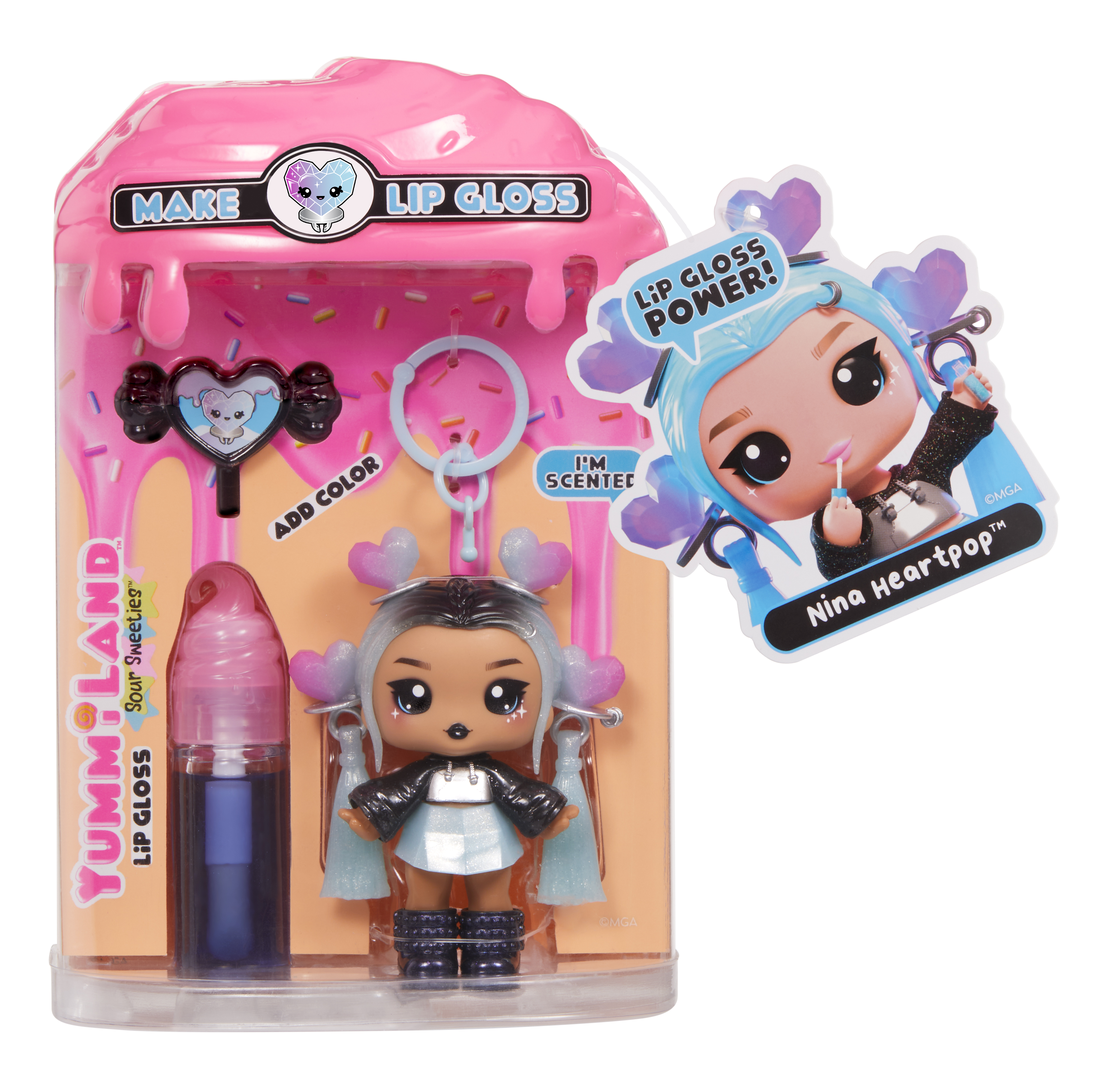 Yummiland Lip Gloss Doll Sour Sweeties - Nina Heartpop photo 7