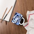 thumbnail image 4 of Yiaed Blue Lightning2 Print Ceramics Coffee,Large Handle Design,Extra Large Tea and Coffee Cup for Office and Home Mugs, 4 of 6