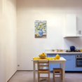 thumbnail image 2 of ZHONGYUTONG Yellow Lemon Canvas Wall Art for Kitchen Fruits Food Pictures Yellow and Blue Pottery Painting for Dining Room Decor Framed (16.00" x 24.00"), 2 of 5