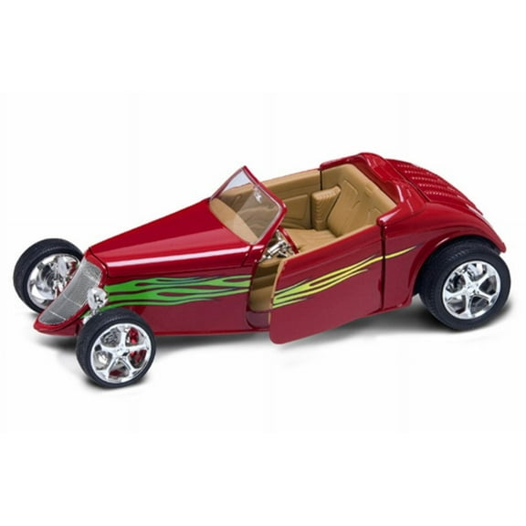 1933 Ford Convertible, Red - Road Signature 92838 - 1/18 Scale Diecast Model Toy Car