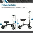 BodyMed Premium Knee Walker, for Leg and Foot Injuries, Recovery Knee