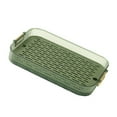 thumbnail image 2 of Dish Drain Tray Multipurpose Innovative Light Luxury Double Layers Efficient Draining Drain Tray for Tea Fruit Dish L, 2 of 10