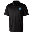 thumbnail image 2 of Men's-Cutter & Buck  Black Charlotte FC Big & Tall Prospect Eco Textured Stretch Recycled Polo, 2 of 3