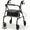 Gray, variant on Naipo Mobility Rollator Walker for Seniors with Seat, Foldable Rolling Medical Walker with 6 inch Wheels, Aluminum Frame Supports Up to 300 lbs, Burgundy