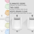 thumbnail image 2 of WCBasix Urinal Screen Long Lasting 30 Day Use - Anti-Splash Odor Protection - Reduce Splash and Clean Time - Made in the USA - Lavender Breeze - 16 Pack, 2 of 6