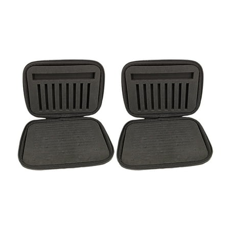 Miulika 2x Fishing Lures Boxes Fishing Tackle Boxes Portable Utility Boxes Fishing Supplies Fishing Lure Organizer for Saltwater