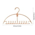 thumbnail image 3 of Hauiodp Wavy Tank Tops Organizer Hangers, No Shoulder Non Slip Heavy Duty Coat Hangers, Skirts Pants Clothes Hangers, Versatile Clothes Hangers for Bras Scarves, 3 of 6