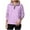 Light Purple, variant on Women's Quilted Sweatshirts Zipper Neck Long Sleeve Textured Solid Casual Loose Fashion Fall Pullover Tops (White, XXL)