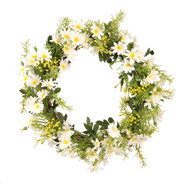 Guirnalda de flores artificiales para puerta, decoración floral falsa para el hogar, herramienta de decoración de vegetación de Marraige Inevent HA8266-00B