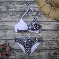 thumbnail image 3 of Aayomet Maillots de Bain pour Femmes 2024 Pack Rigide Maillots de Bain Assortis à Rayures Ensemble Tankinis (Blanc, m), 3 of 5