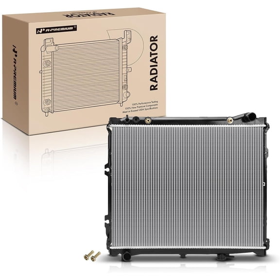 A-Premium Engine Coolant Radiator with Transmission Oil Cooler Compatible with Mazda MPV 1996-1998 V6 3.0L, Automatic Transmission, Replace# JE9815200C