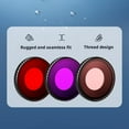 thumbnail image 4 of For DJl Osmo Action 5 Pro/4 Waterproof Filter Protective Mirror Sports Camera,., 4 of 8