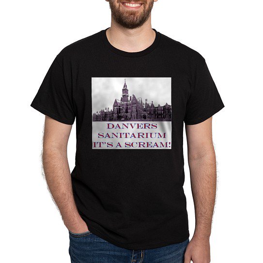 CafePress - DANVERS SANITARIUM Dark T Shirt - Men's Classic Cotton T-Shirts