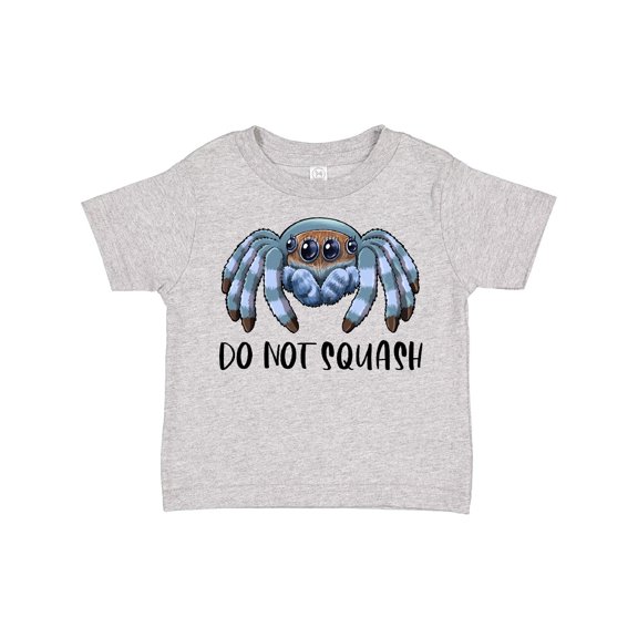 Inktastic Do Not Squash Cute Jumping Spider Boys or Girls Toddler T-Shirt