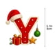 thumbnail image 3 of Colgante de Árbol de Navidad Acrílico 2D | Adorno con Iniciales de 26 Letras | Decoración Navideña de Doble Cara para Árbol, Puerta y Mochila | Regalo para Fiestas Navideñas Familiares | Decoración I, 3 of 5