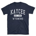 thumbnail image 1 of Kaycee Wyoming Classic Established Men's Cotton T-Shirt, 1 of 1