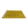 thumbnail image 2 of Ahgly Company Machine Washable Indoor Rectangle Oriental Yellow Industrial Area Rugs, 8' x 12', 2 of 4